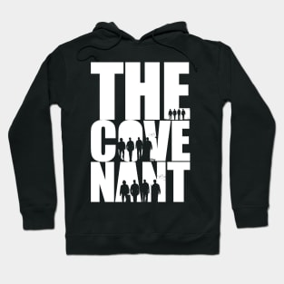 The Covenant White Typography Hoodie